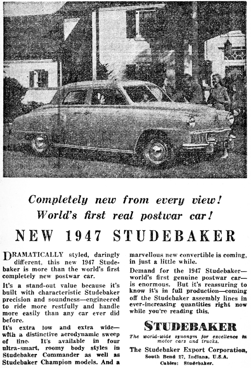 1947 Studebaker 4 Door
